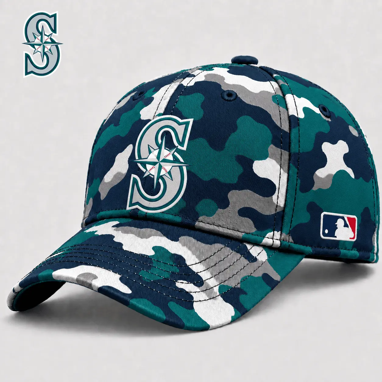 Seattle Mariners| Premium MLB Camo Game Day Cap NY