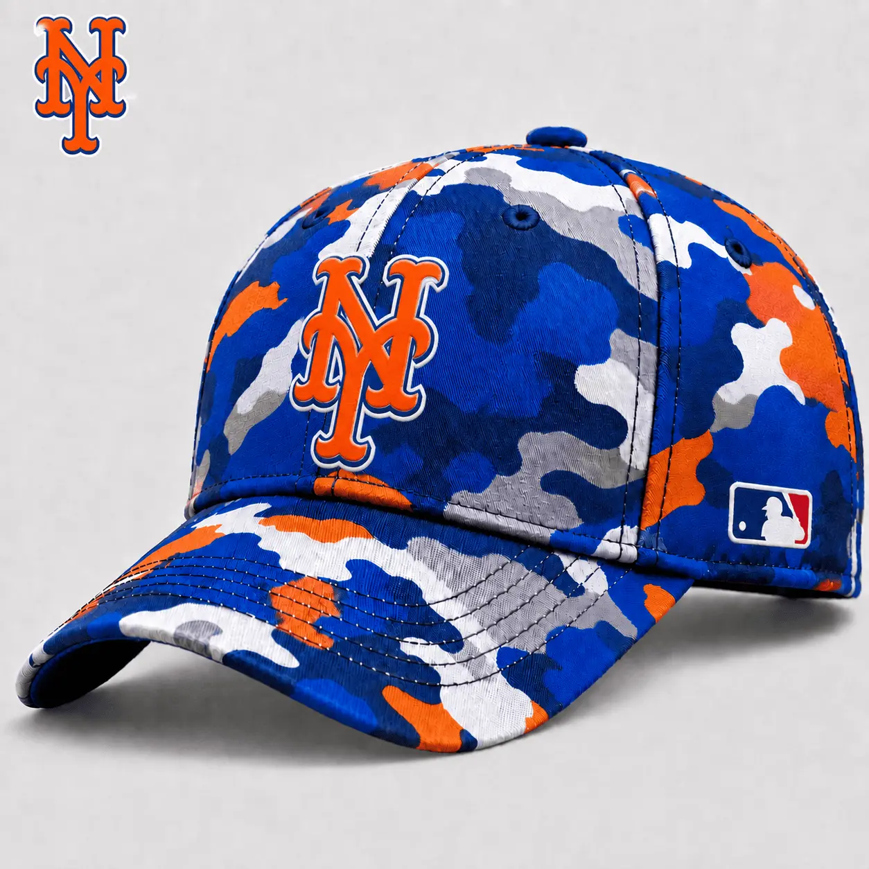 New York Mets| Premium MLB Camo Game Day Cap NY