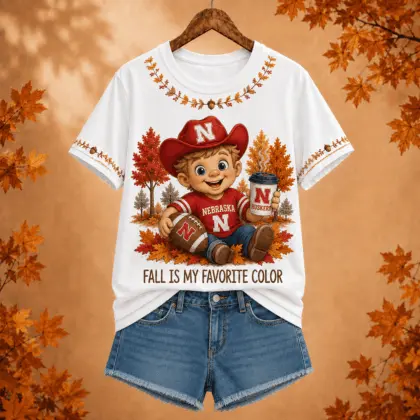 Nebraska Cornhuskers | Premium NCAA Fall Football 3D Shirt NY