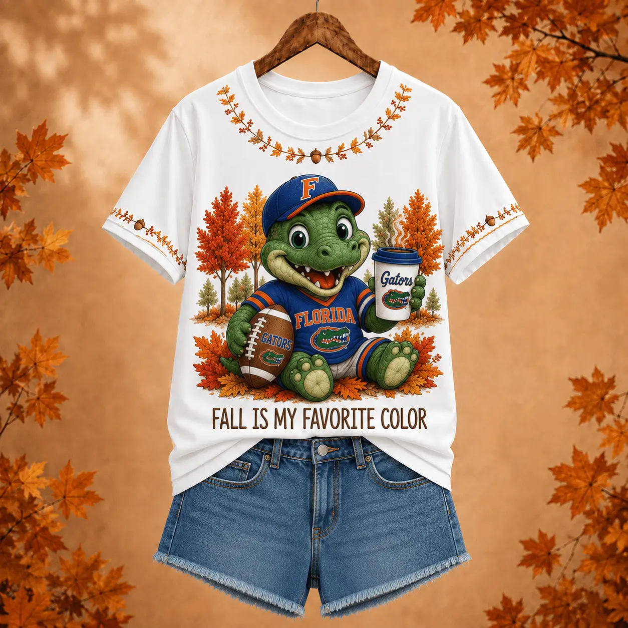 Florida Gators | Premium NCAA Fall Football 3D Shirt NY