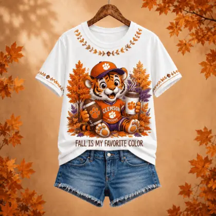 Clemson Tigers | Premium NCAA Fall Football 3D Shirt NY
