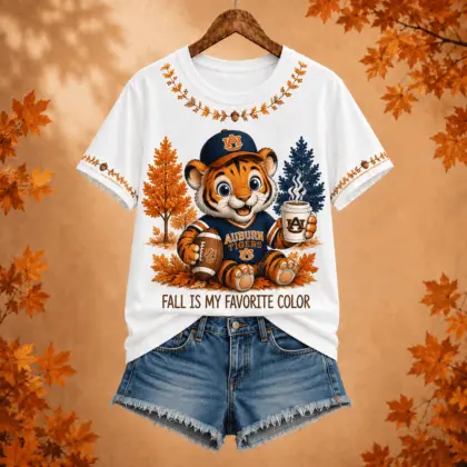 Auburn Tigers | Premium NCAA Fall Football 3D Shirt NY