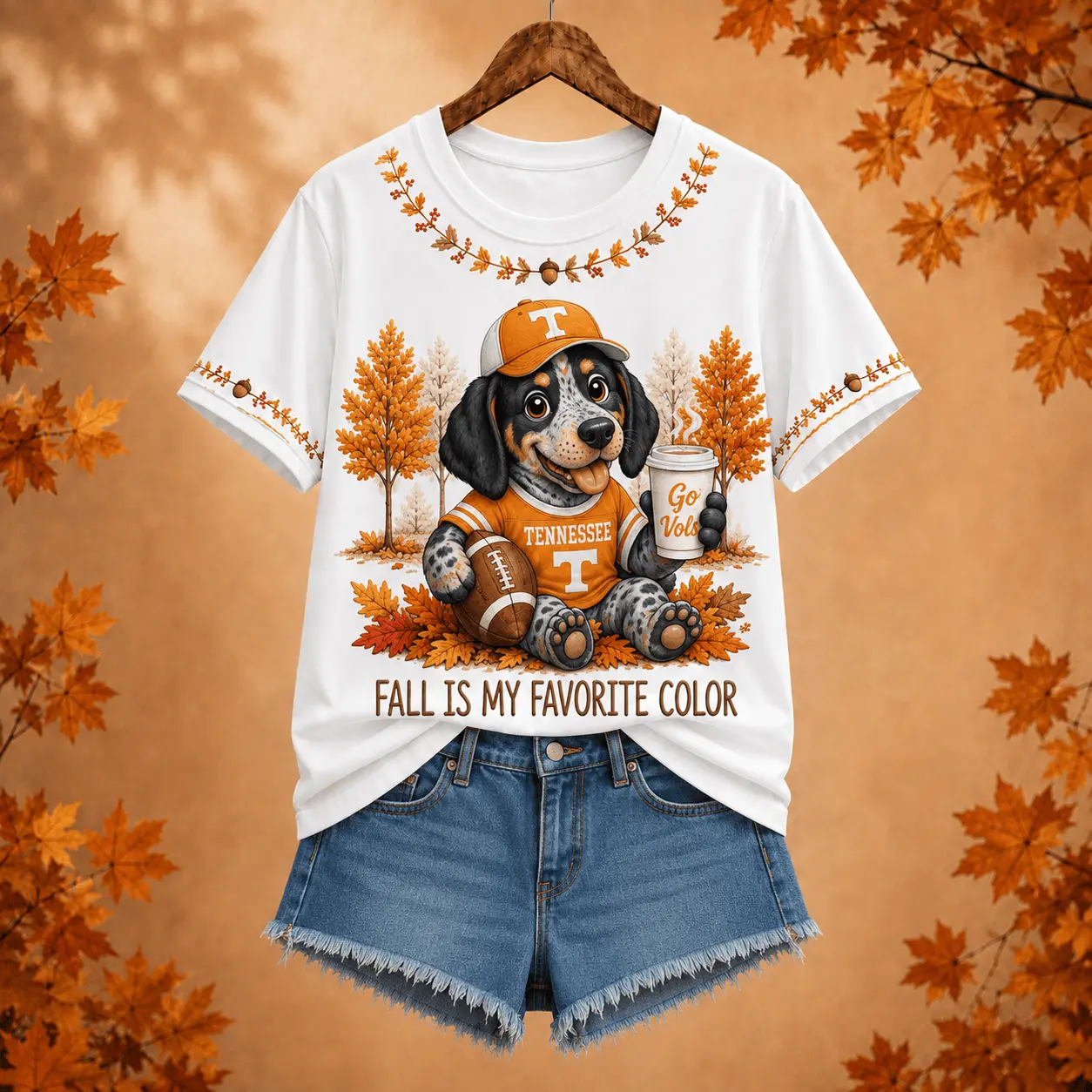 Tennessee Volunteers | Premium NCAA Fall Football 3D Shirt NY