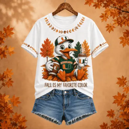 Miami Hurricanes | Premium NCAA Fall Football 3D Shirt NY