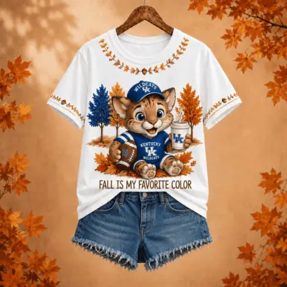 Kentucky Wildcats | Premium NCAA Fall Football 3D Shirt NY