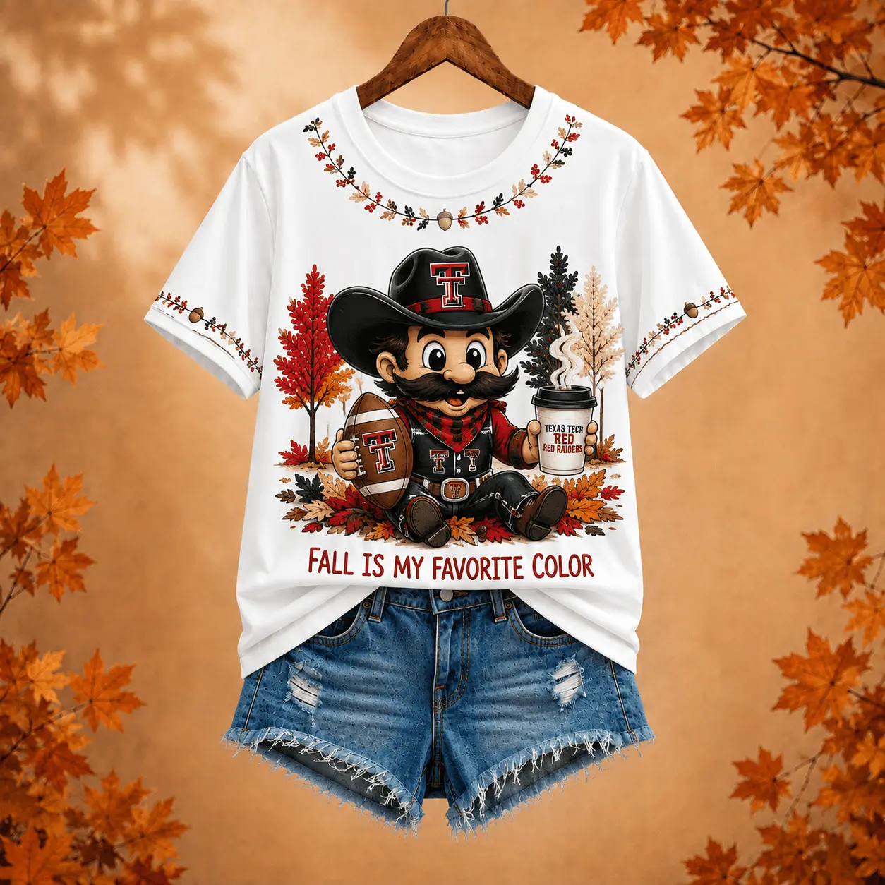 Texas Tech Red Raiders | Premium NCAA Fall Football 3D Shirt NY
