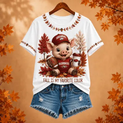 Arkansas Razorbacks | Premium NCAA Fall Football 3D Shirt NY