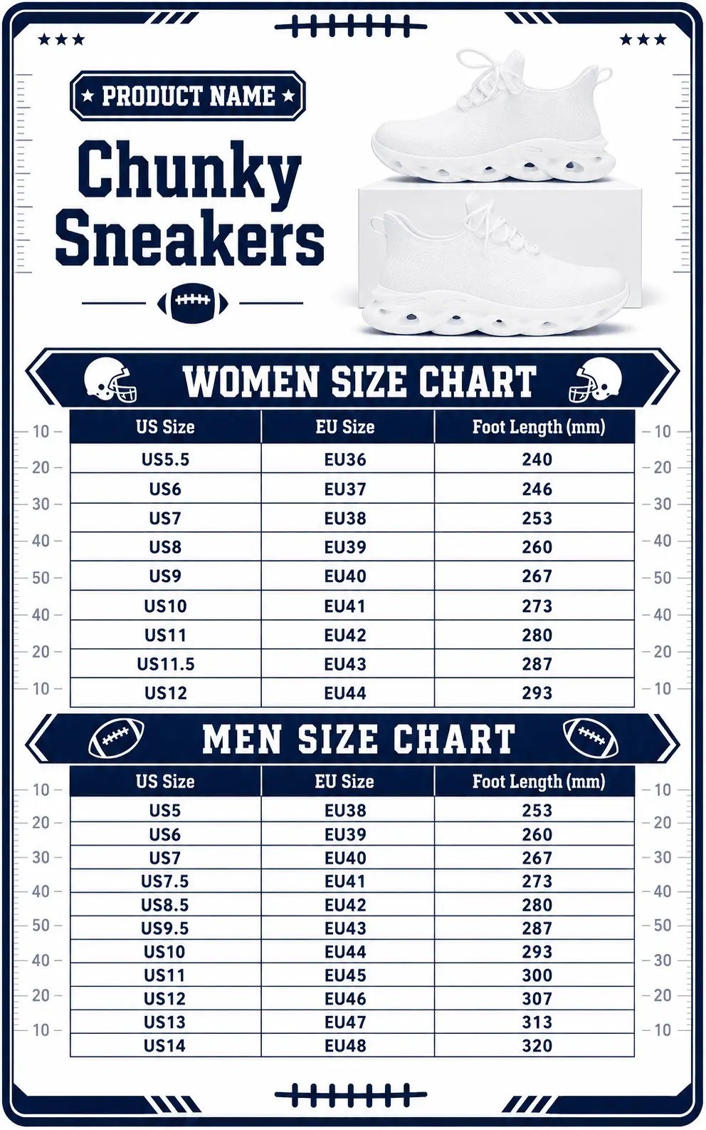 Houston Texans | NFL Script Wordmark Wave Sole Sneakers TD - Image 2