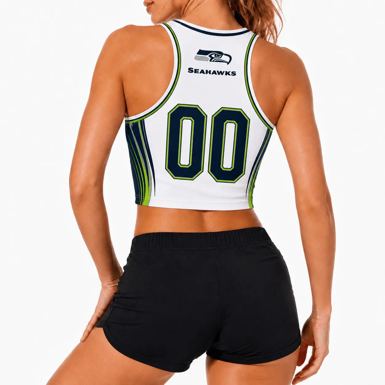 Seattle Seahawks | Premium NFL Athletic Flare Fan Merch Crop Top NTD - Image 2