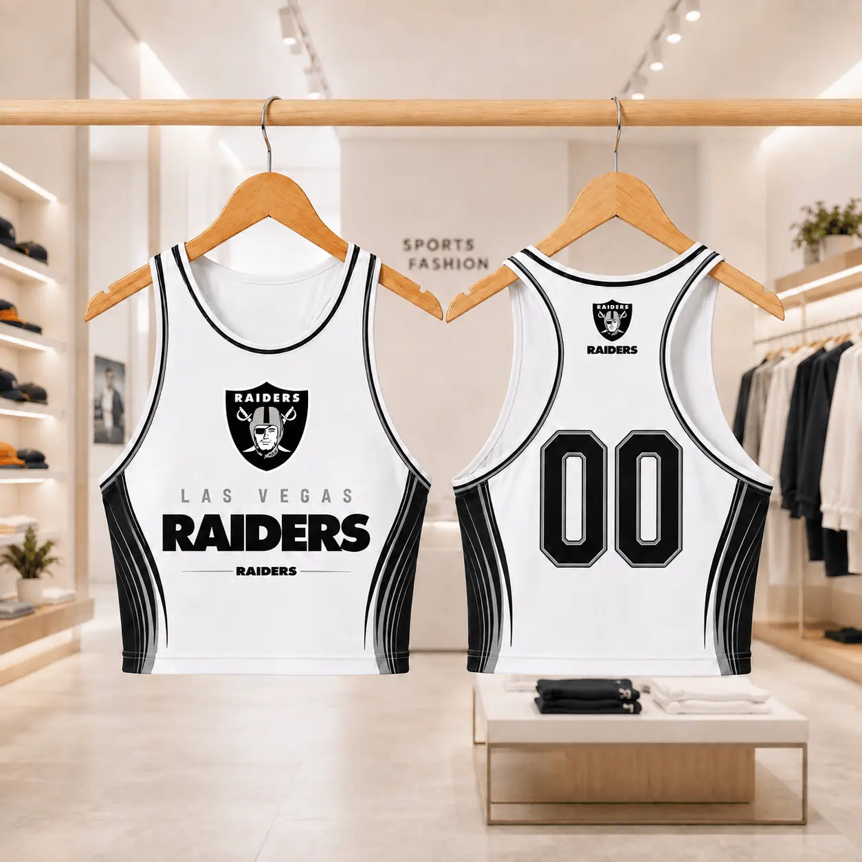 Las Vegas Raiders | Premium NFL Athletic Flare Fan Merch Crop Top NTD