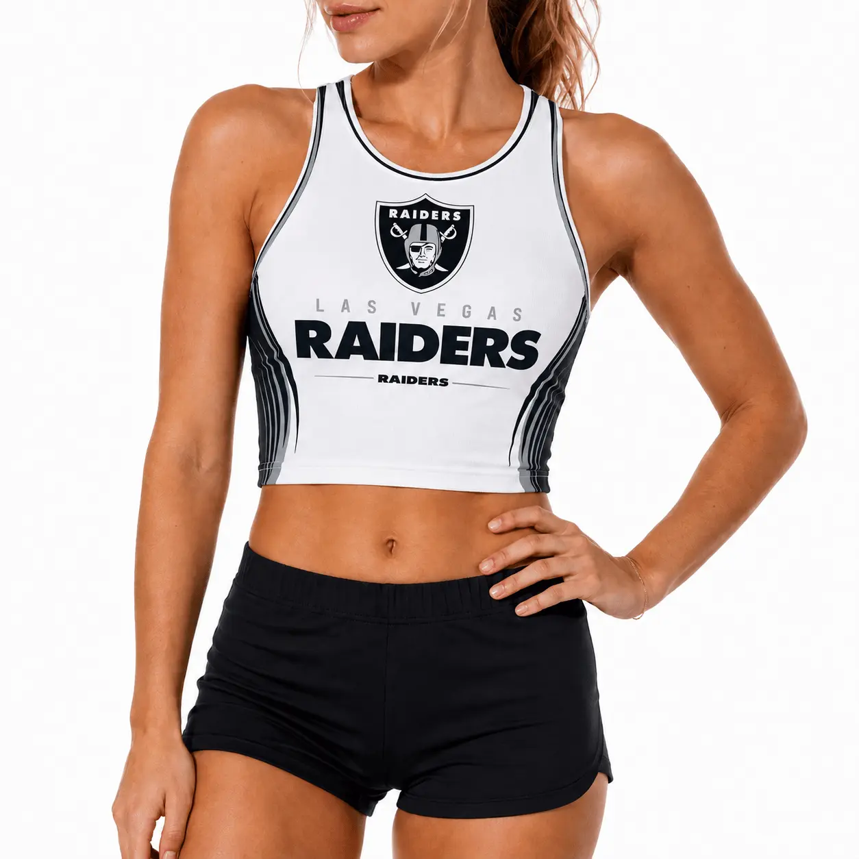 Las Vegas Raiders | Premium NFL Athletic Flare Fan Merch Crop Top NTD - Image 3