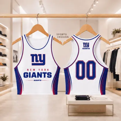 New York Giants | Premium NFL Athletic Flare Fan Merch Crop Top NTD