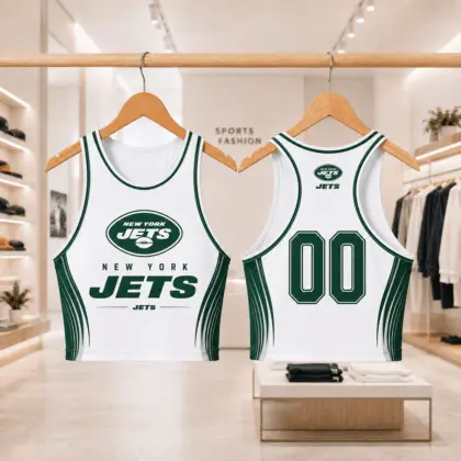 New York Jets | Premium NFL Athletic Flare Fan Merch Crop Top NTD