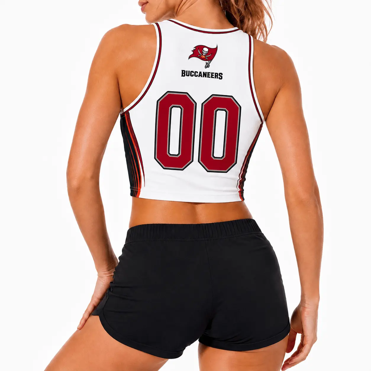 Tampa Bay Buccaneers | Premium NFL Athletic Flare Fan Merch Crop Top NTD - Image 2
