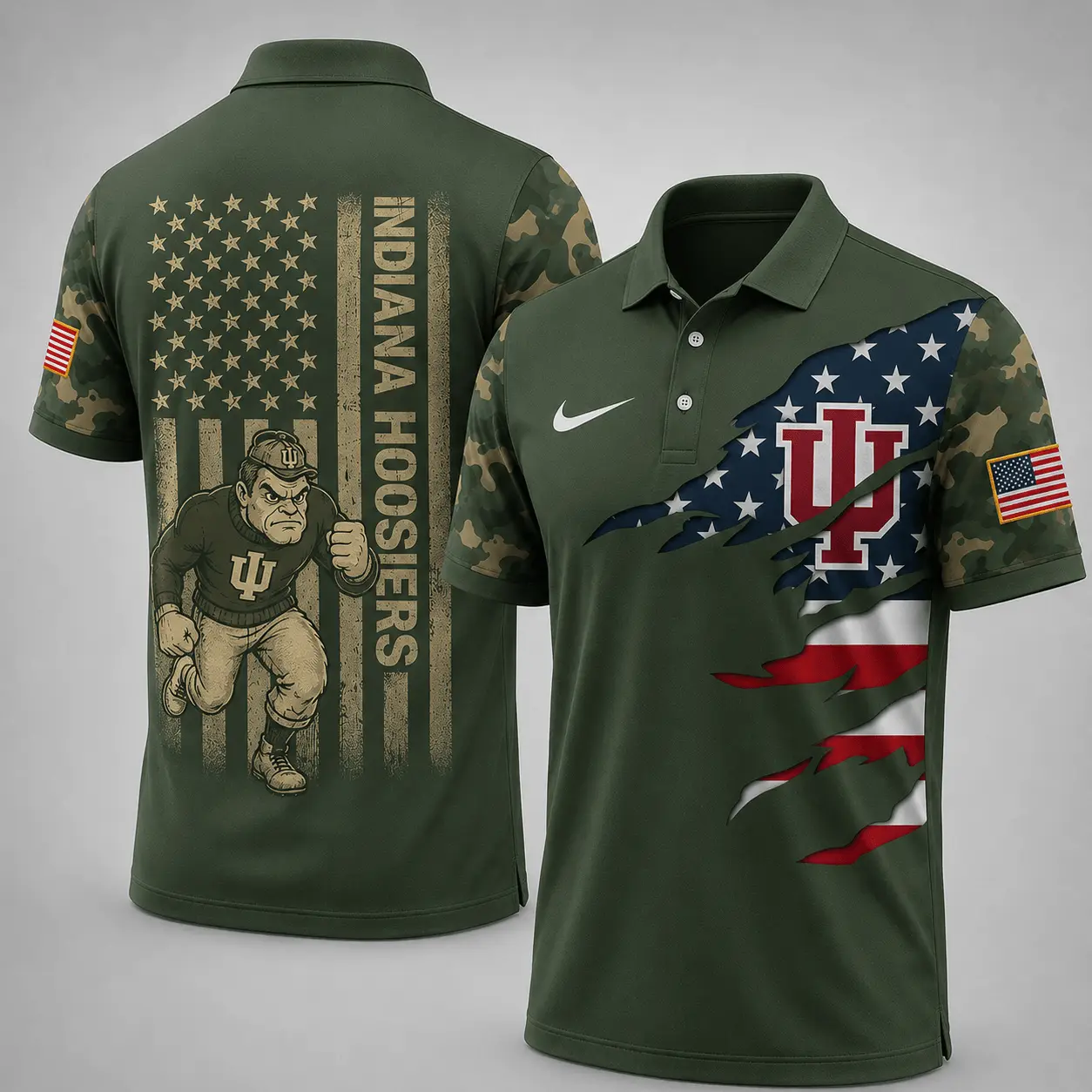 Indiana Hoosiers | Premium NCAA Veteran Polo NY