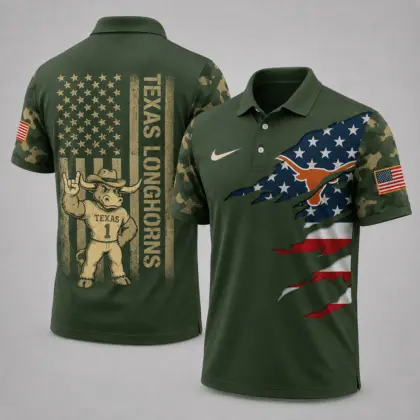 Texas Longhorns | Premium NCAA Veteran Polo NY