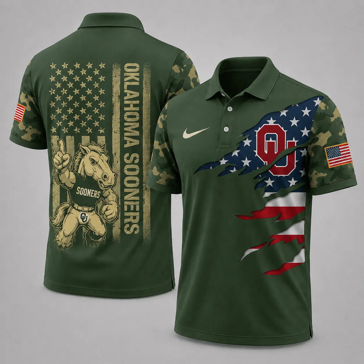 Oklahoma Sooners | Premium NCAA Veteran Polo NY