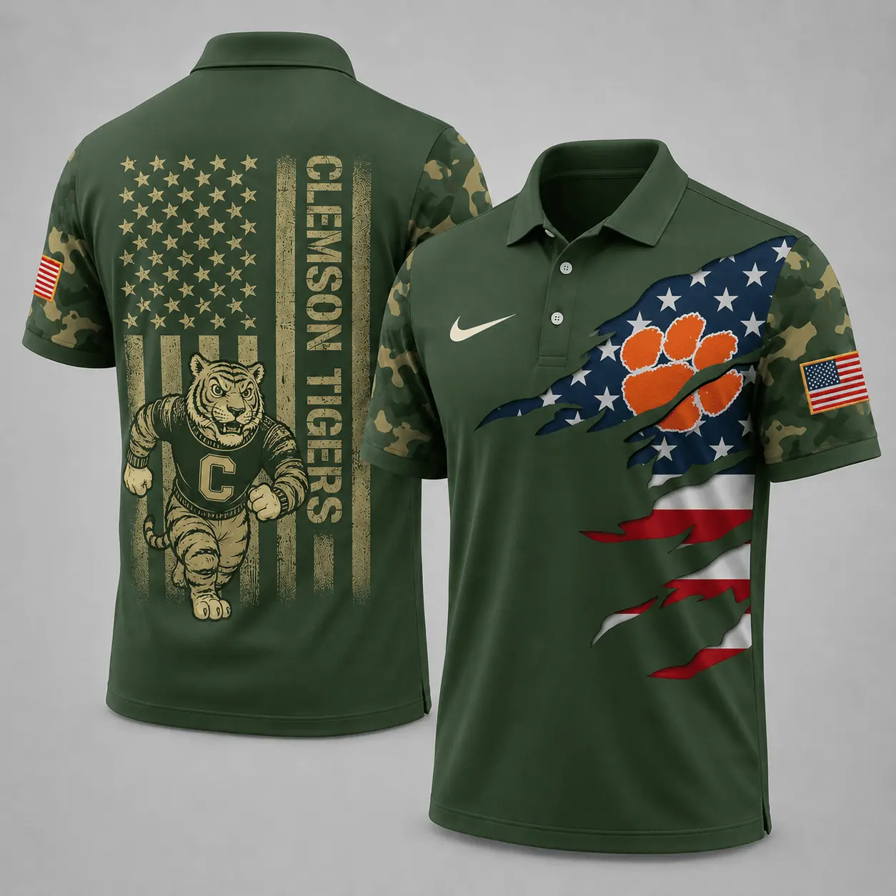 Clemson Tigers | Premium NCAA Veteran Polo NY