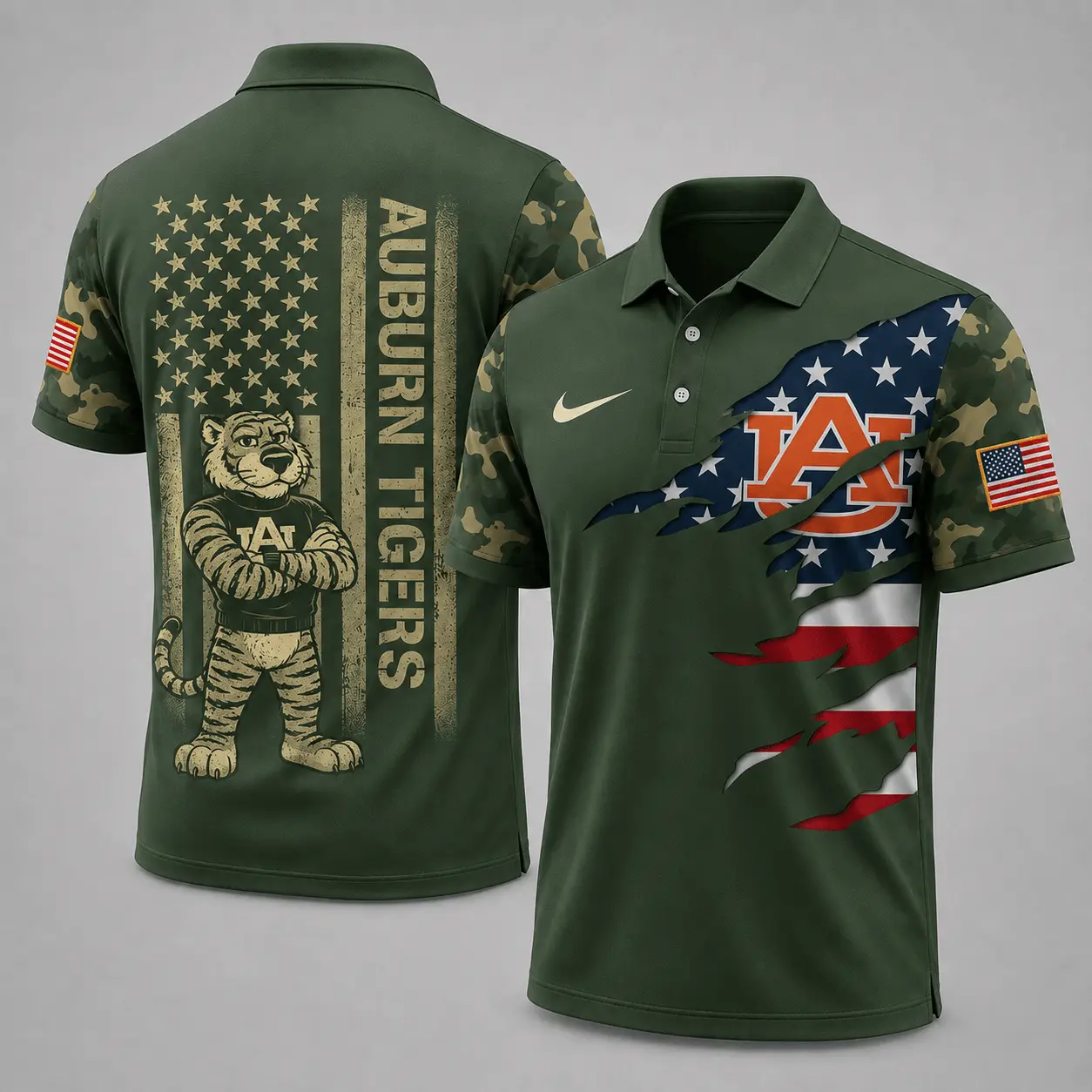 Auburn Tigers | Premium NCAA Veteran Polo NY