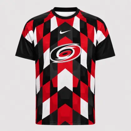 Carolina Hurricanes | Premium NHL Vintage Diamond Grid Hockey T-Shirt NDN
