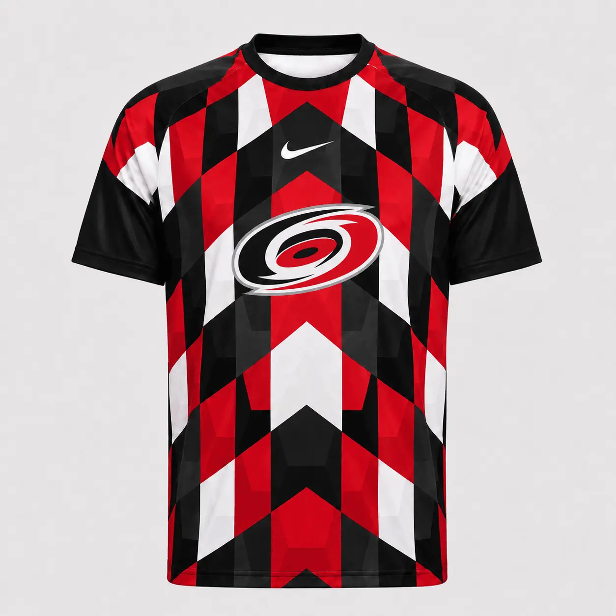 Carolina Hurricanes | Premium NHL Vintage Diamond Grid Hockey T-Shirt NDN