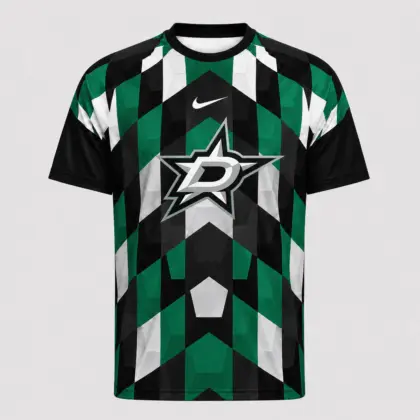 Dallas Stars | Premium NHL Vintage Diamond Grid Hockey T-Shirt NDN