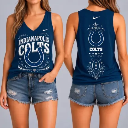 Indianapolis Colts | Premium NFL Game Day Glory V-Neck Tank Top NY