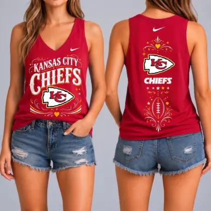 Kansas City Chiefs | Premium NFL Game Day Glory V-Neck Tank Top NY