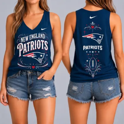 New England Patriots | Premium NFL Game Day Glory V-Neck Tank Top NY