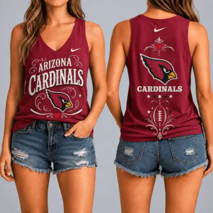Arizona Cardinals | Premium NFL Game Day Glory V-Neck Tank Top NY