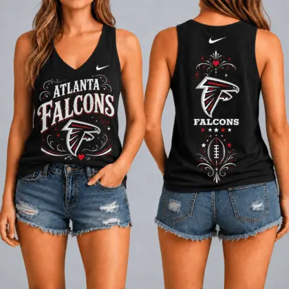 Atlanta Falcons | Premium NFL Game Day Glory V-Neck Tank Top NY