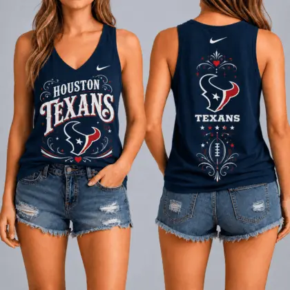Houston Texans | Premium NFL Game Day Glory V-Neck Tank Top NY