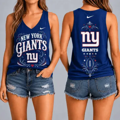 New York Giants | Premium NFL Game Day Glory V-Neck Tank Top NY