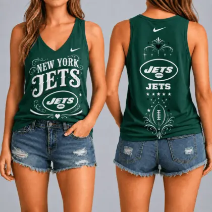 New York Jets | Premium NFL Game Day Glory V-Neck Tank Top NY