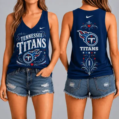 Tennessee Titans | Premium NFL Game Day Glory V-Neck Tank Top NY