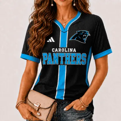 Carolina Panthers | Premium NFL Game Day Women V-Neck Short Sleeve NY