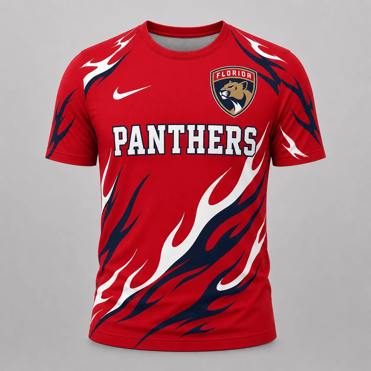 Florida Panthers | Premium NHL Flame Graphic Game Day Fan T-Shirt NDN