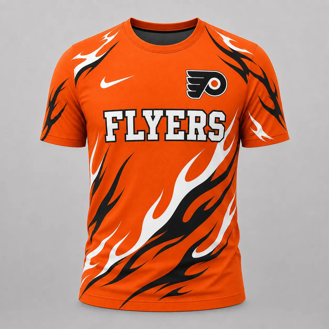 Philadelphia Flyers | Premium NHL Flame Graphic Game Day Fan T-Shirt NDN