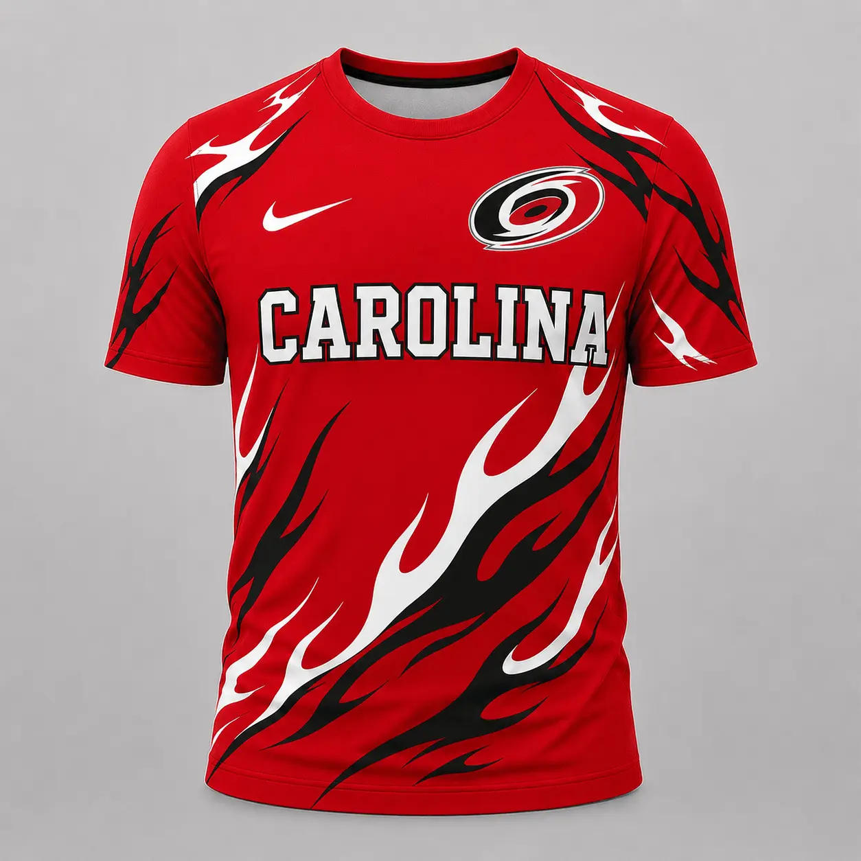 Carolina Hurricanes | Premium NHL Flame Graphic Game Day Fan T-Shirt NDN