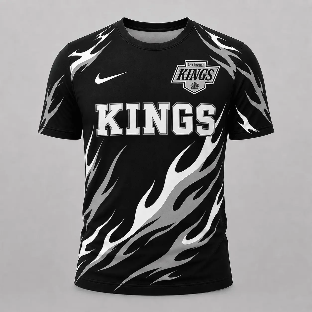Los Angeles Kings | Premium NHL Flame Graphic Game Day Fan T-Shirt NDN