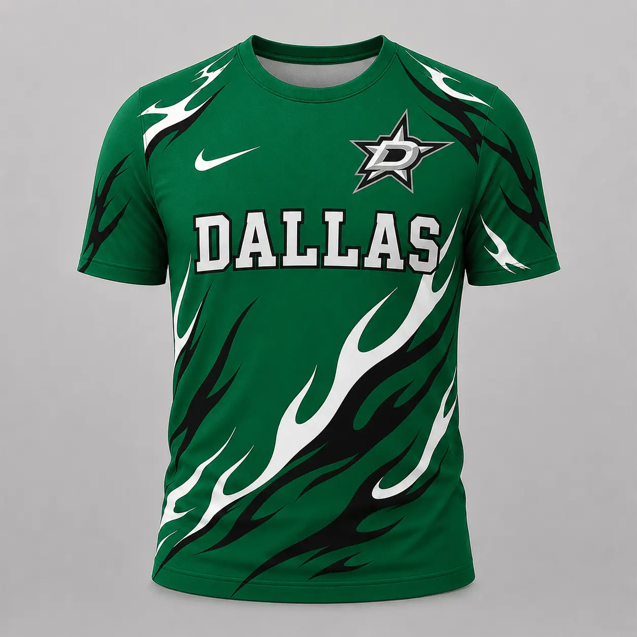 Dallas Stars | Premium NHL Flame Graphic Game Day Fan T-Shirt NDN