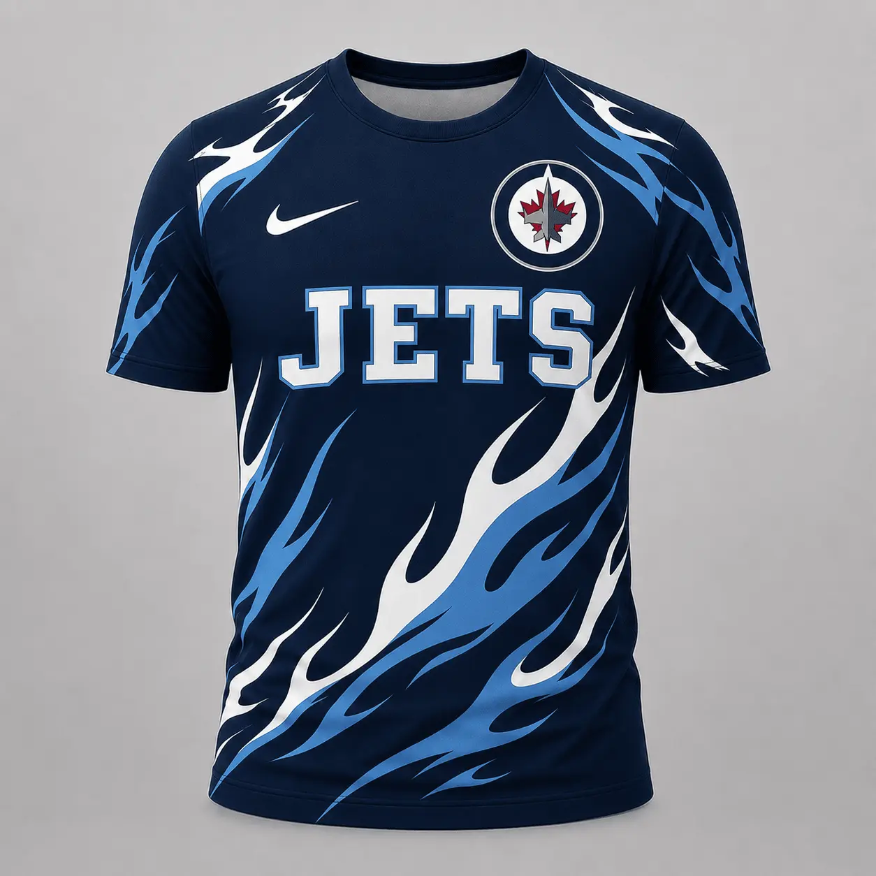 Winnipeg Jets | Premium NHL Flame Graphic Game Day Fan T-Shirt NDN
