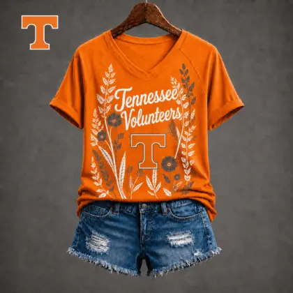 Tennessee Volunteers | Premium NCAA Floral Spirit V-neck NY