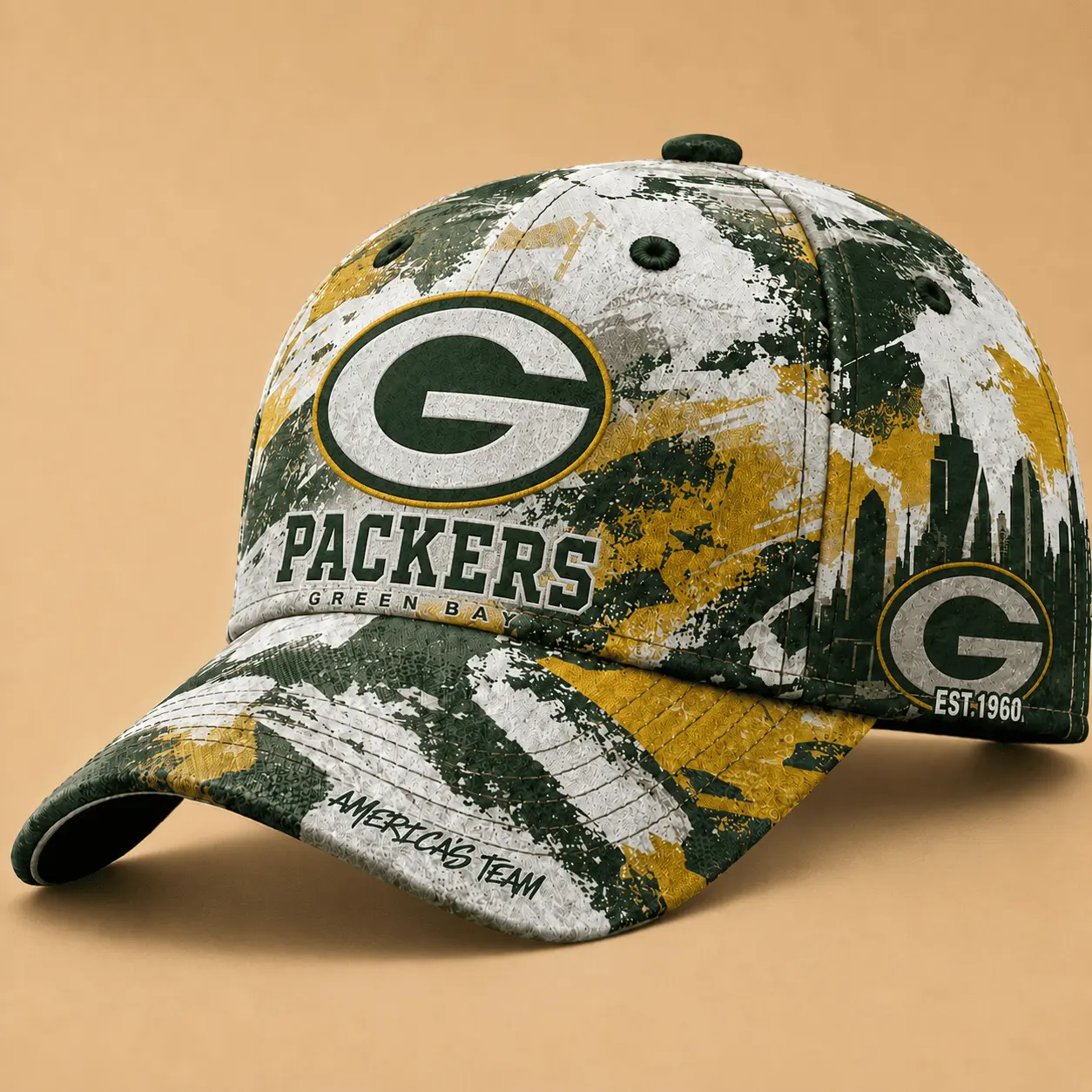 Green Bay Packers | Elite Vintage Cap NFL Rivalry Day Emblem NHH