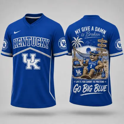 Kentucky Wildcats | Premium NCAA My Give A Damn Is Broken V-neck NY