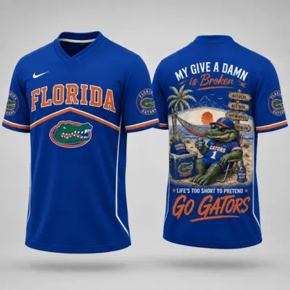 Florida Gators | Premium NCAA My Give A Damn Is Broken V-neck NY
