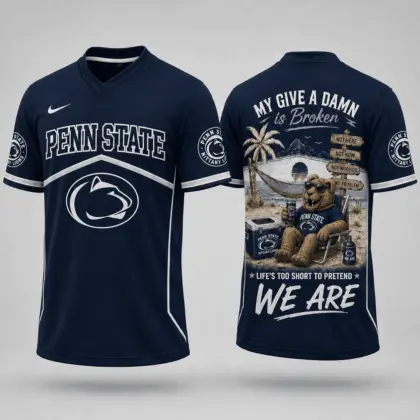 Penn State Nittany Lions | Premium NCAA My Give A Damn Is Broken V-neck NY