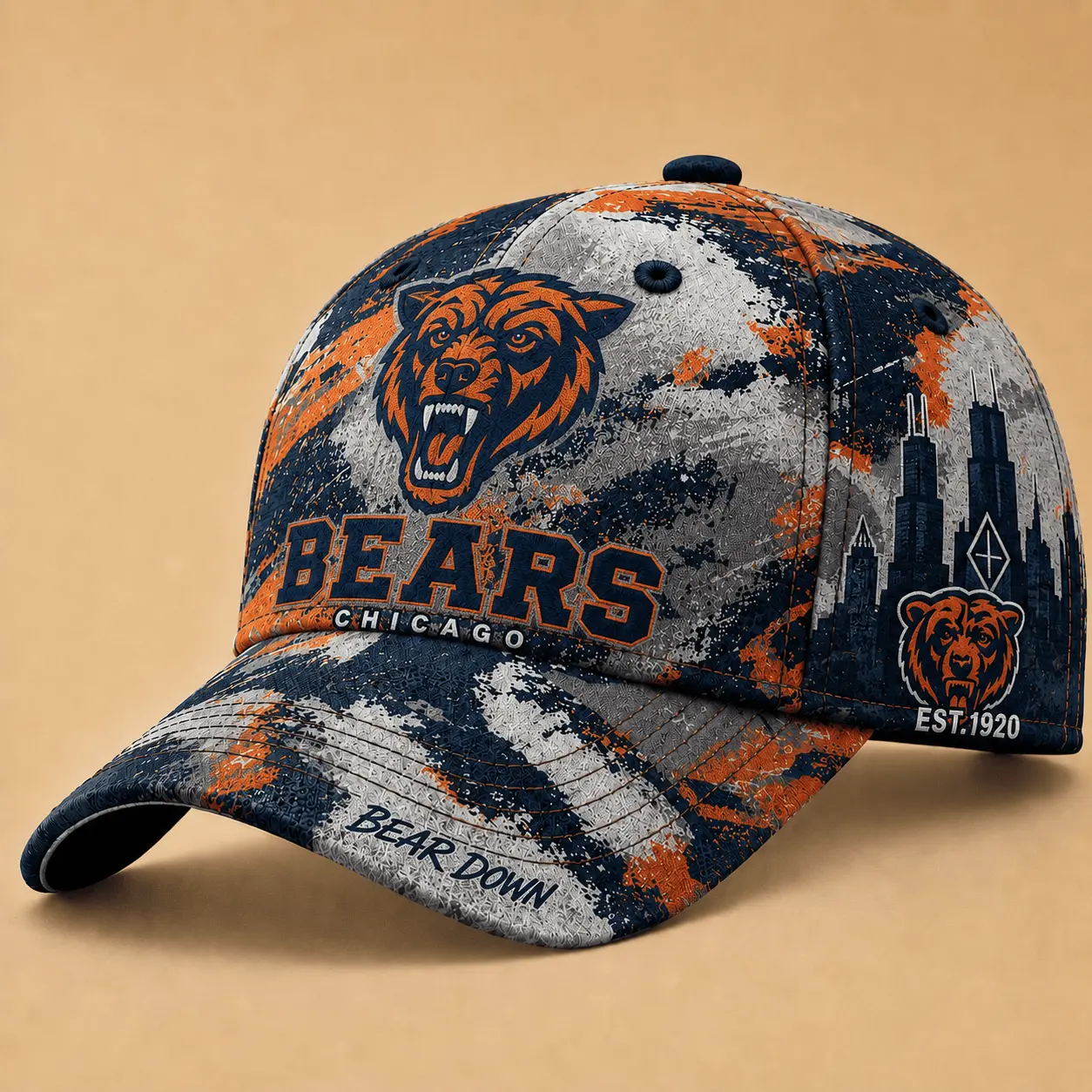 Chicago Bears | Elite Vintage Cap NFL Rivalry Day Emblem NHH