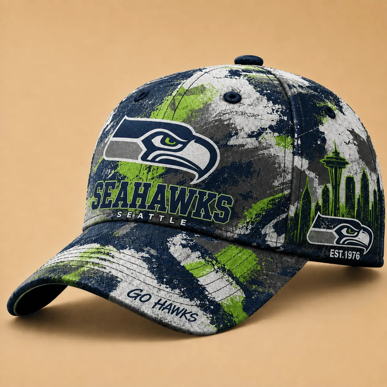 Seattle Seahawks | Elite Vintage Cap NFL Rivalry Day Emblem NHH