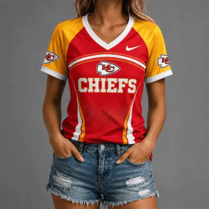 Kansas City Chiefs | Premium NFL Victory Wave V-Neck TD